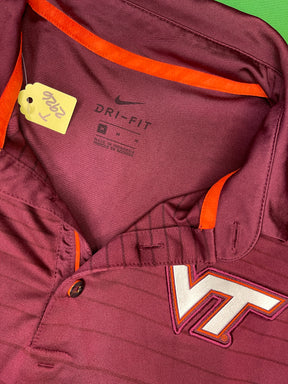 NCAA Virginia Tech Hokies Dri-Fit Golf Polo Shirt Men's Medium