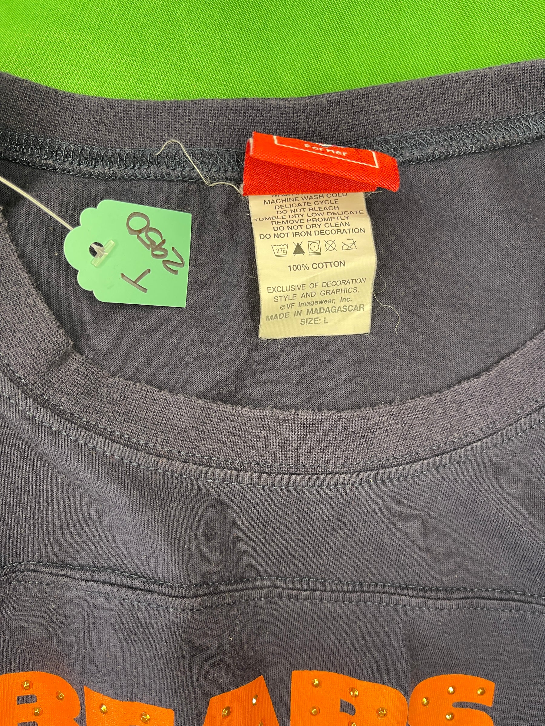 NFL Chicago Bears 100% Cotton T-Shirt Girls' Large 10-12