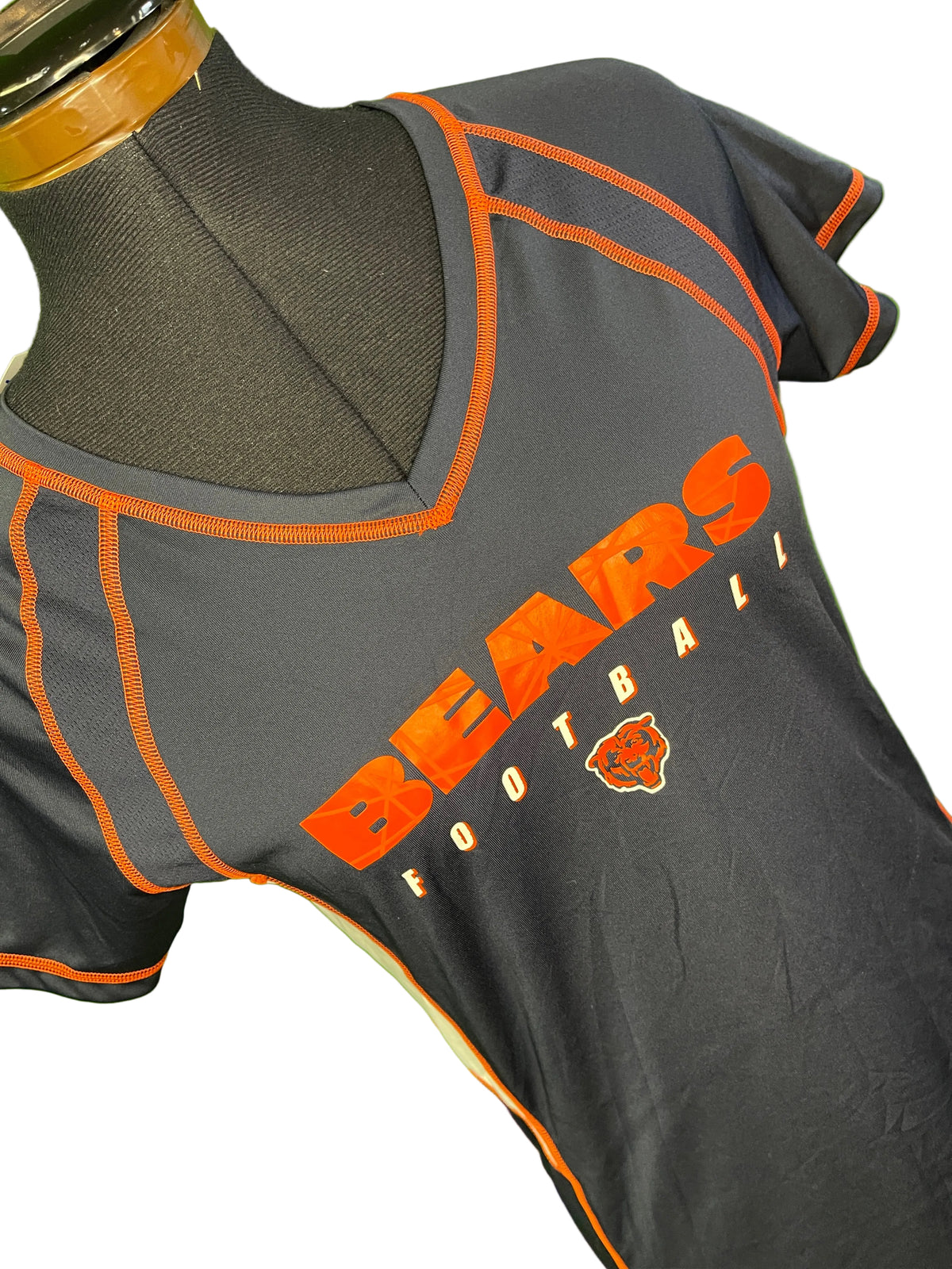 NFL Chicago Bears Majestic Athletic Jersey Style T-Shirt Women's Small