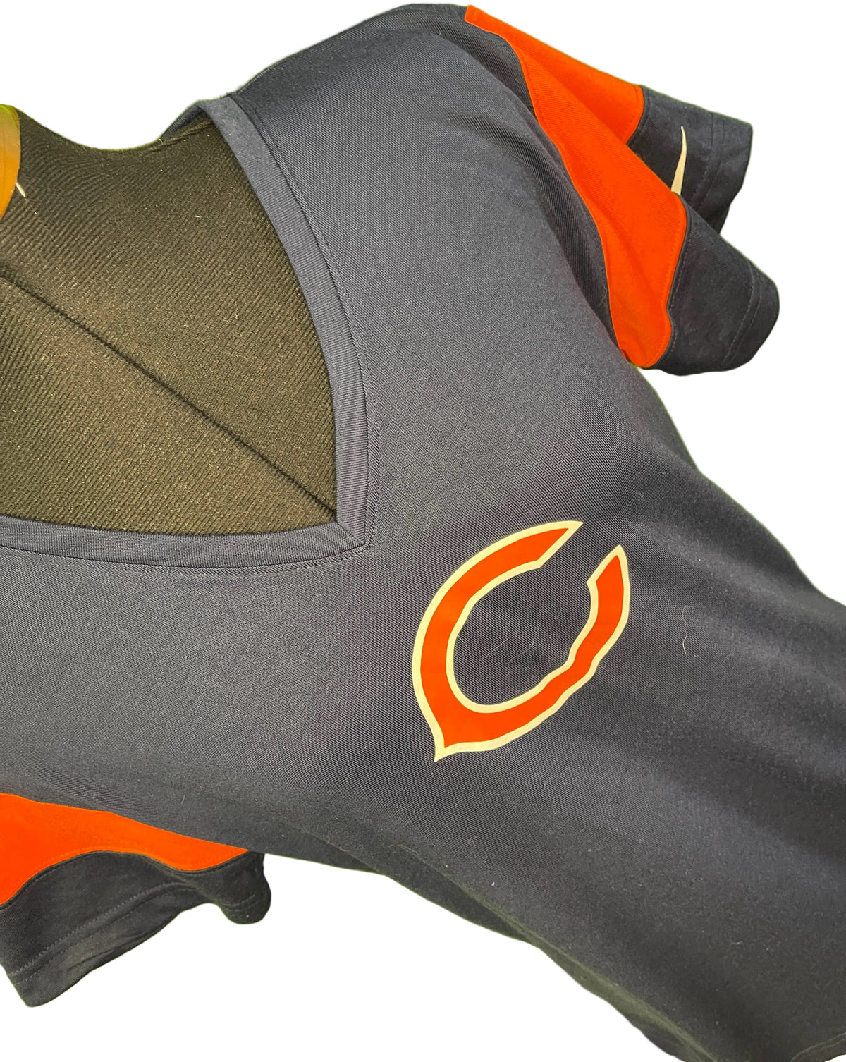 NFL Chicago Bears Dri-Fit Blue V-Neck T-Shirt Women's Small