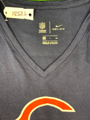 NFL Chicago Bears Dri-Fit Blue V-Neck T-Shirt Women's Small