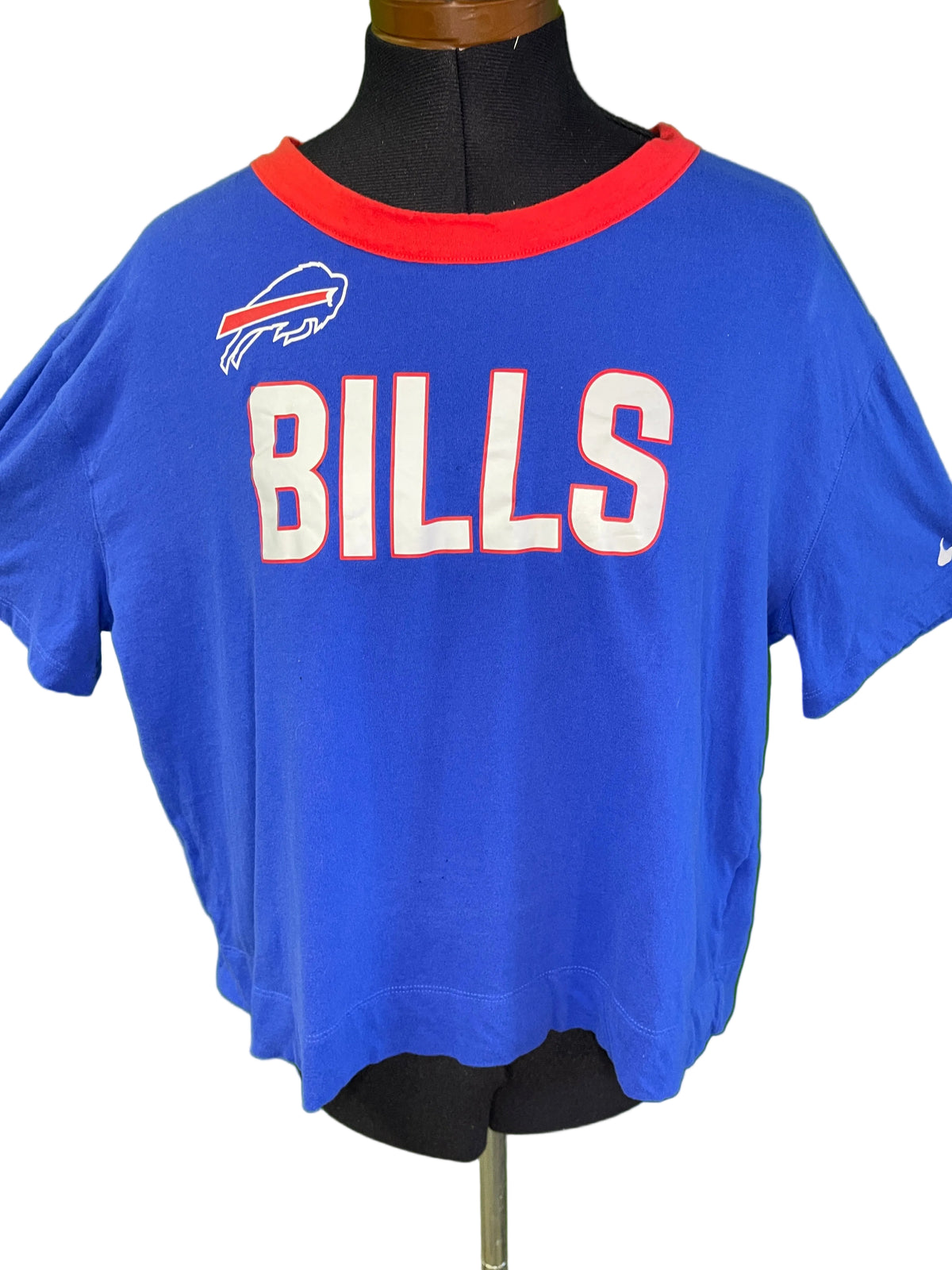 NFL Buffalo Bills Short Sleeve Cropped T-Shirt Women's X-Large