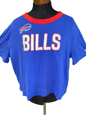 NFL Buffalo Bills Short Sleeve Cropped T-Shirt Women's X-Large