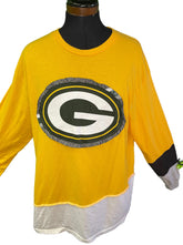 NFL Green Bay Packers Refried Stylised L/S T-Shirt Large Logo Unisex Men's Large