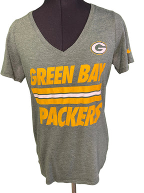 NFL Green Bay Packers Athletic Cut Tri-Blend T-Shirt Women's Medium