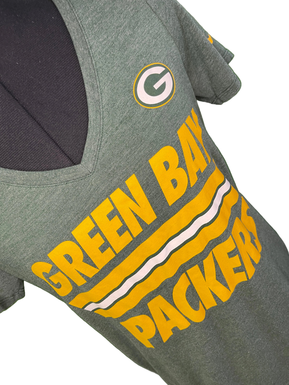 NFL Green Bay Packers Athletic Cut Tri-Blend T-Shirt Women's Medium