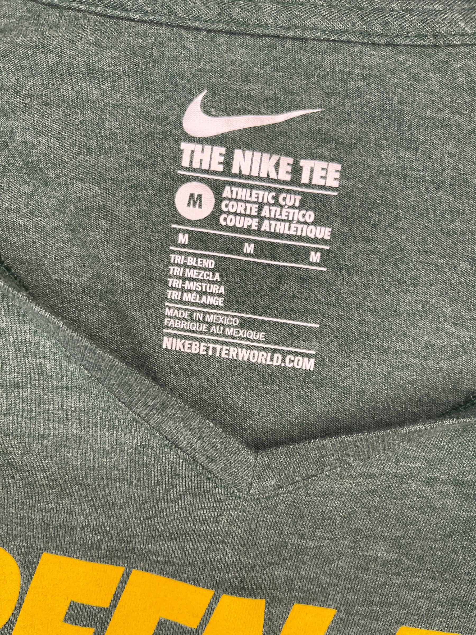 NFL Green Bay Packers Athletic Cut Tri-Blend T-Shirt Women's Medium