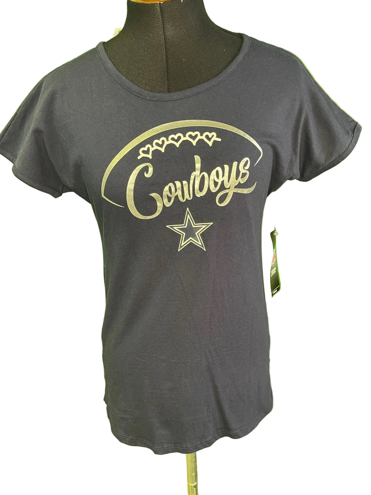 NFL Dallas Cowboys Short Sleeve Shirt Girl's Youth Large NWT