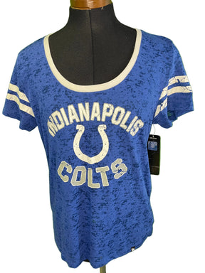 NFL Indianapolis Colts Printed Burnout T-Shirt Women's Medium NWT