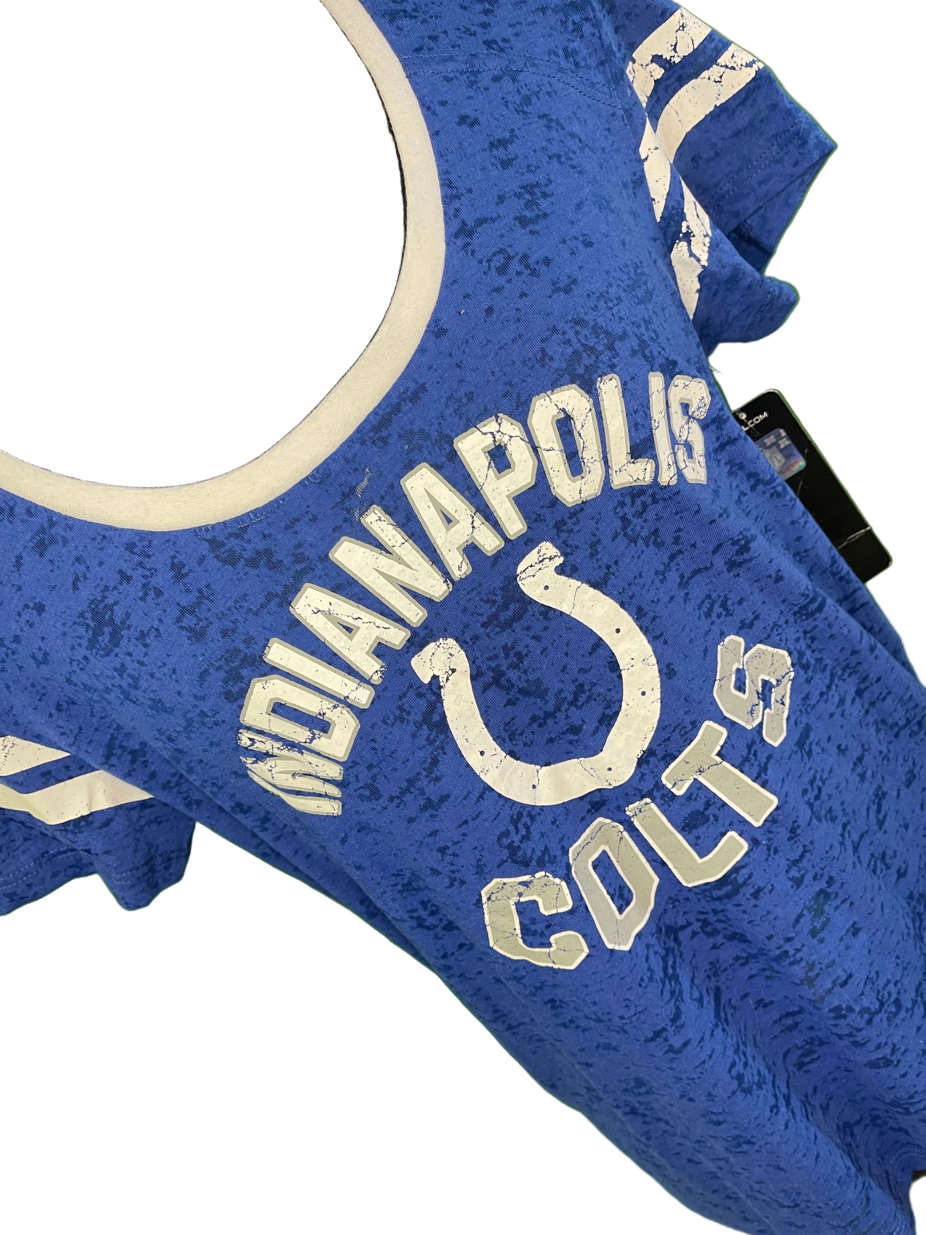 NFL Indianapolis Colts Printed Burnout T-Shirt Women's Medium NWT