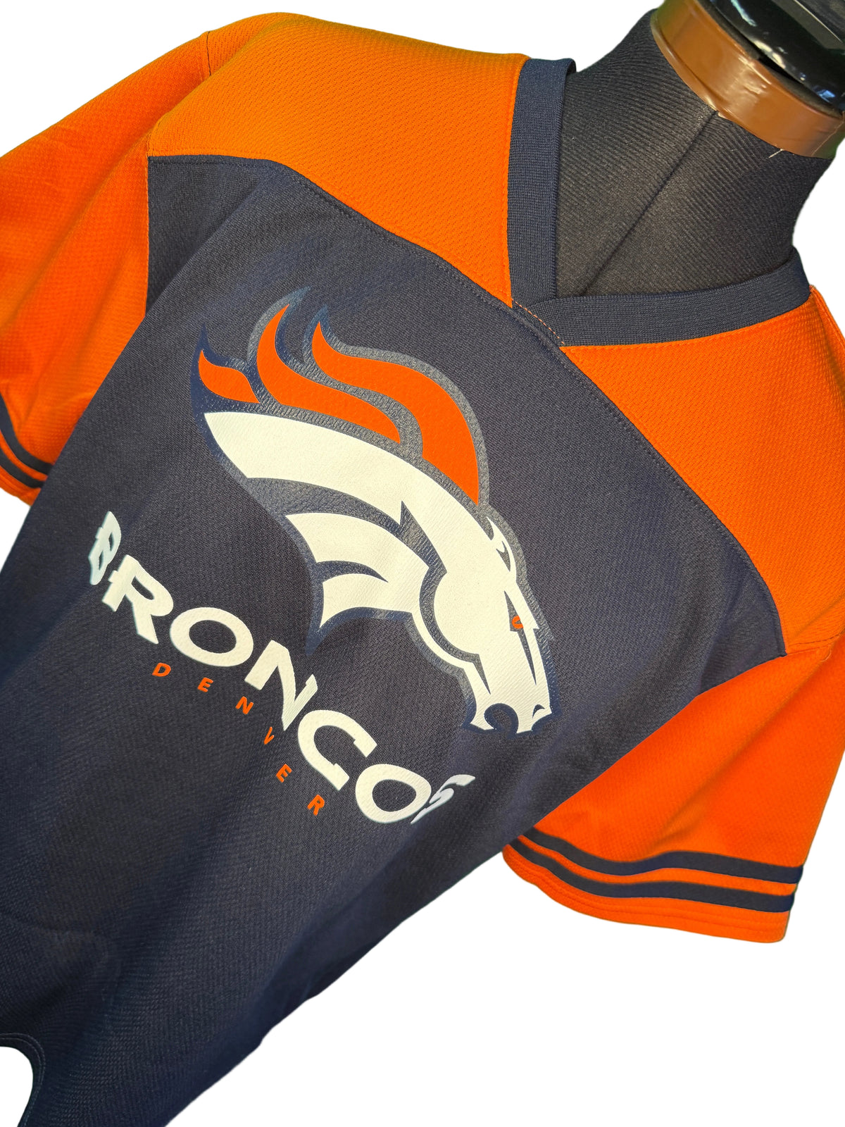 NFL Denver Broncos Jersey-Style Top Textured Youth XX-Large 2X-Large