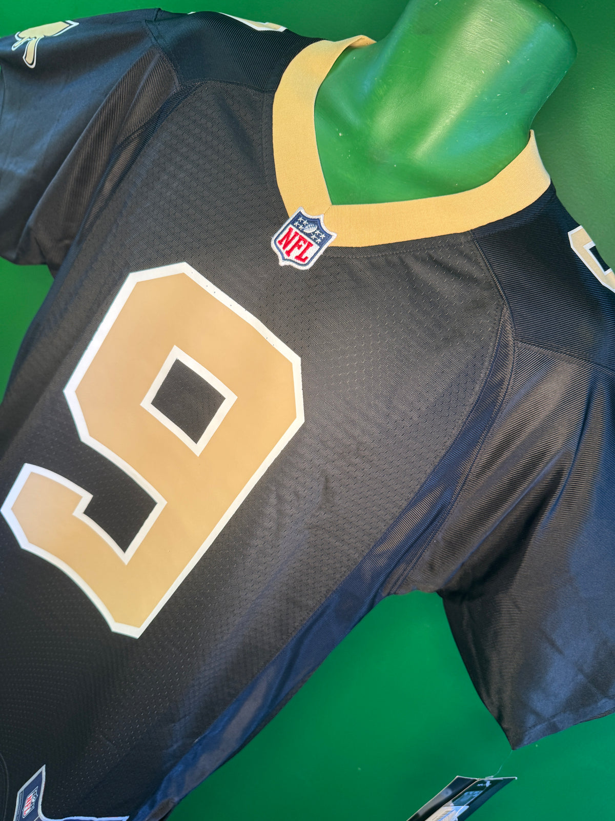 NFL New Orleans Saints Drew Brees #9 Pro Line Jersey Men's Small NWT