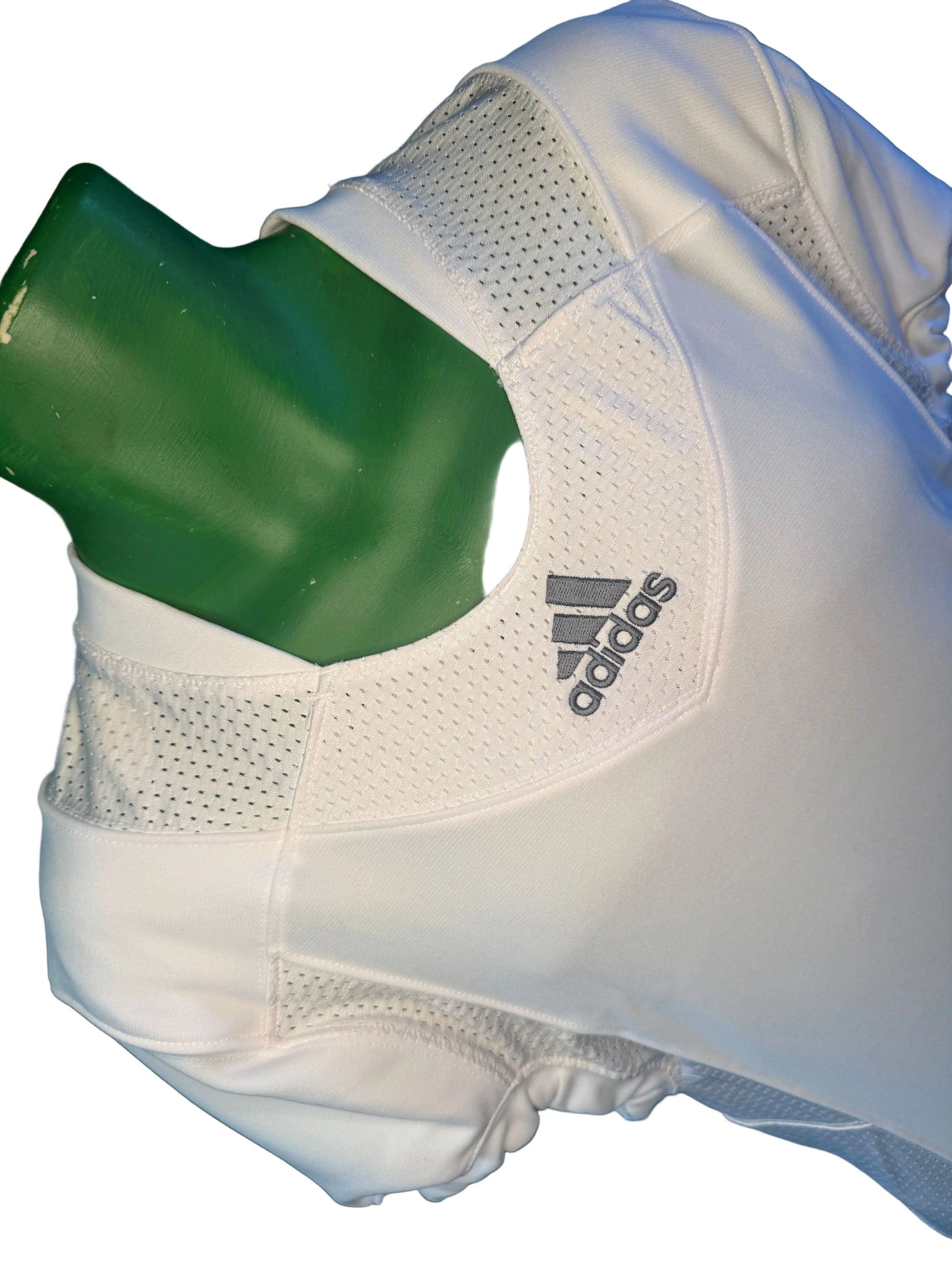 American Football Adidas White Techfit Hyped Jersey Brand New Men's Large NWT