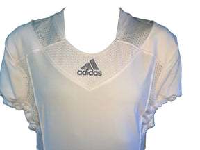 American Football Adidas White Techfit Hyped Jersey Brand New Men's Large NWT