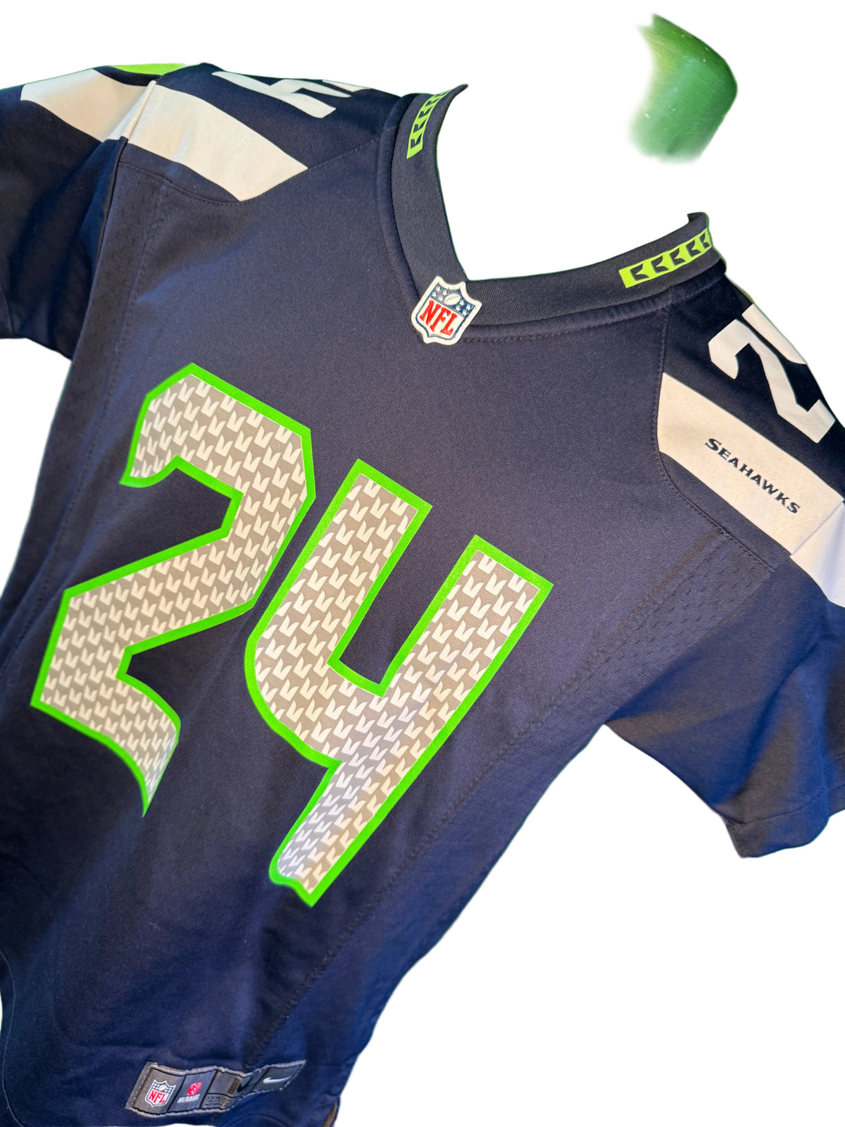 NFL Seattle Seahawks Marshawn Lynch #24 Nike Game Jersey Youth Medium 10-12