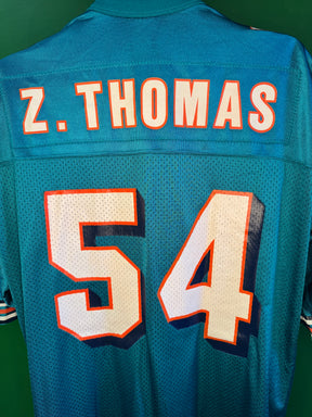 NFL Miami Dolphins Zach Thomas #54 Nike Jersey Men's Large Vintage!
