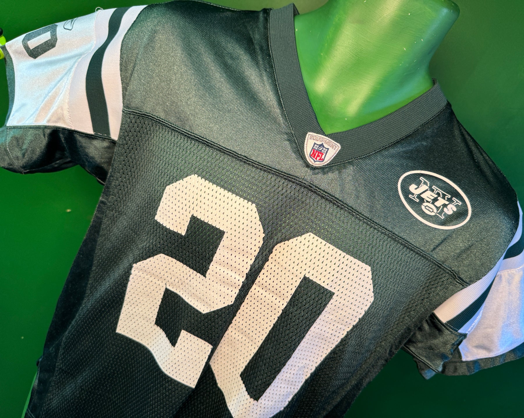 NFL New York Jets Thomas Jones #20 Reebok Jersey Youth Large 14-16
