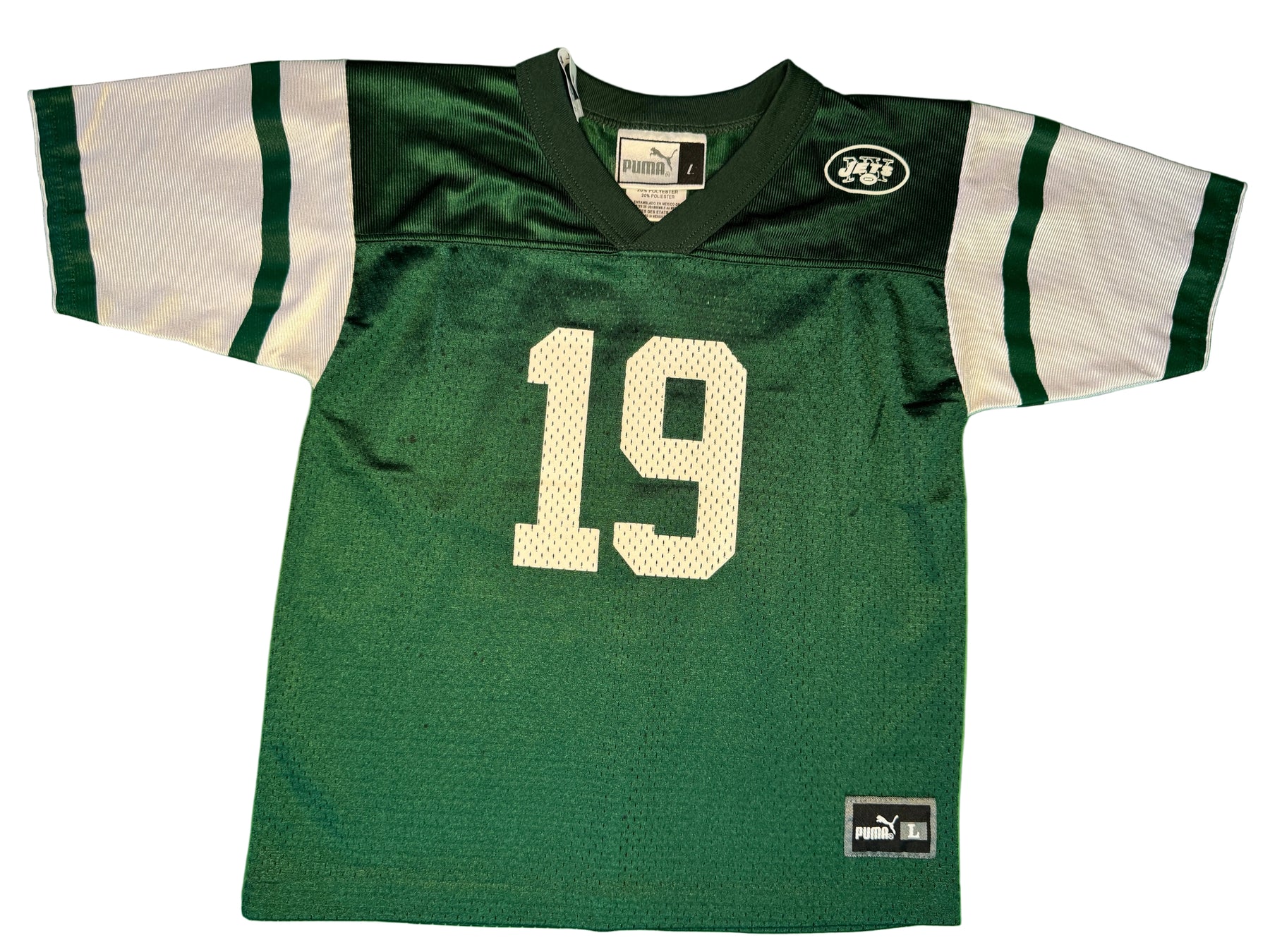 NFL New York Jets Keyshawn Johnson #19 Puma Jersey Youth Small 7