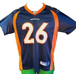 NFL Denver Broncos Clinton Portis #26 Reebok Jersey Youth Large 14-16