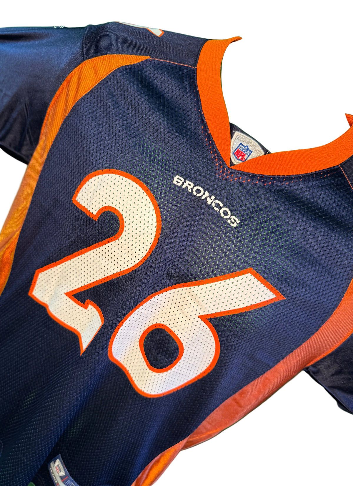 NFL Denver Broncos Clinton Portis #26 Reebok Jersey Youth Large 14-16