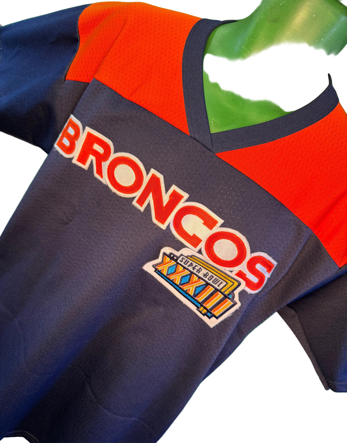 NFL Denver Broncos Majestic Vintage Super Bowl XXXIII Jersey Top Men's Medium