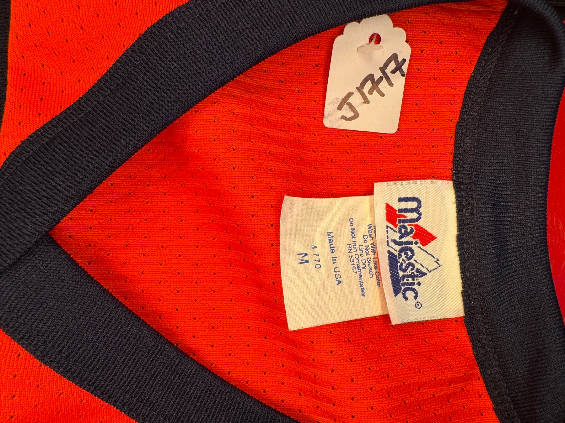 NFL Denver Broncos Majestic Vintage Super Bowl XXXIII Jersey Top Men's Medium