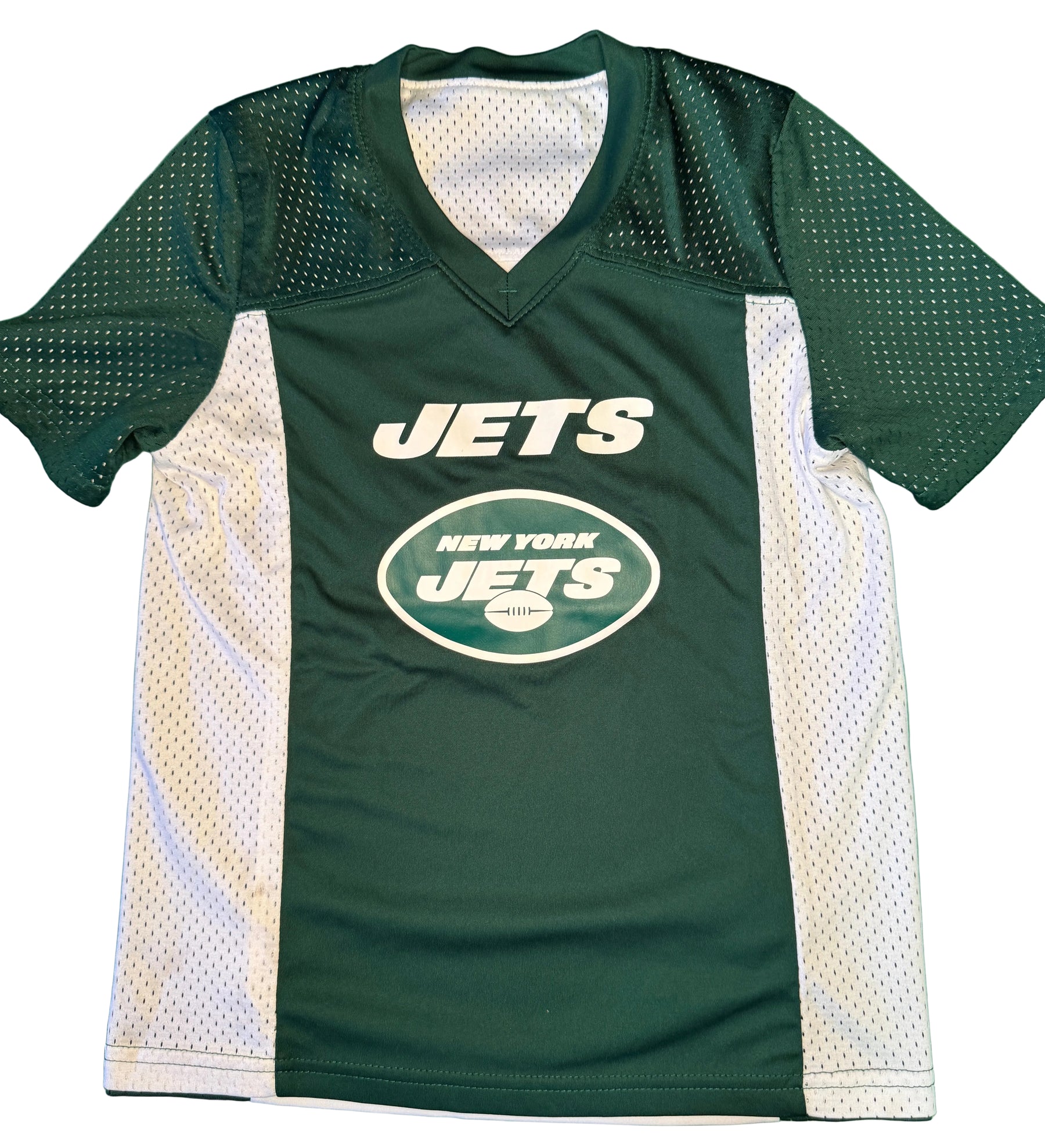 NFL New York Jets Authentic Kids' Flag Football Shirt Youth Small