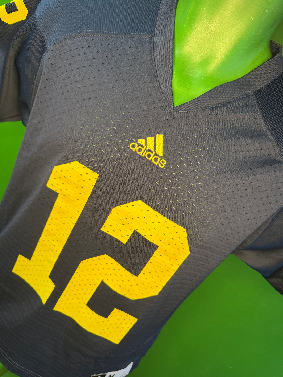 NCAA University of Michigan Wolverines #12 Adidas Jersey Youth Medium 10-12