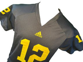 NCAA University of Michigan Wolverines #12 Adidas Jersey Youth Medium 10-12