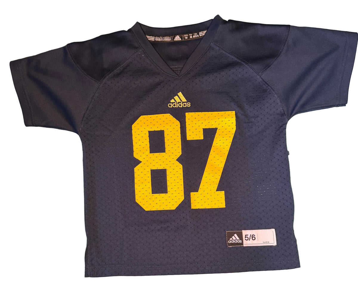 NCAA University of Michigan Wolverines Adidas Jersey #87 Youth Small 5-6