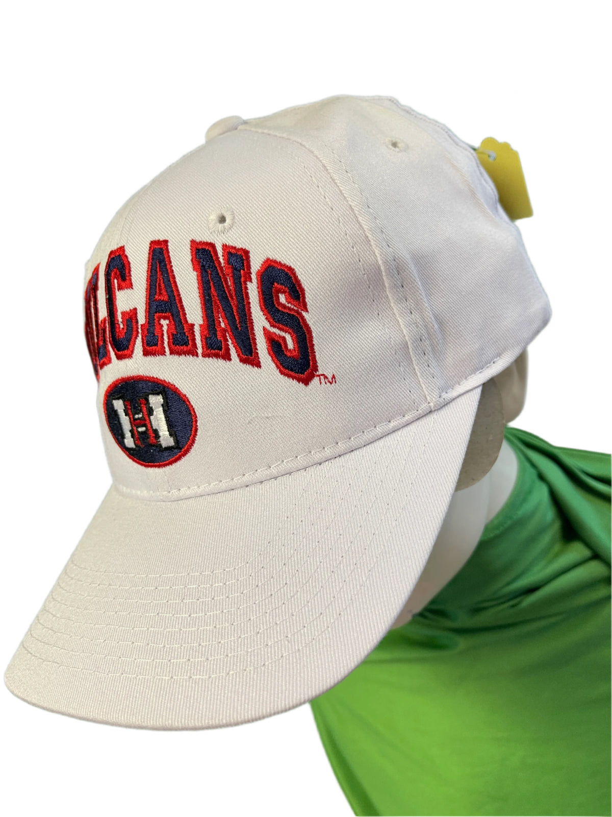 NCAA Hawaii Hilo Vulcans Zephyr Hat/Cap White Snapback OSFA NWT