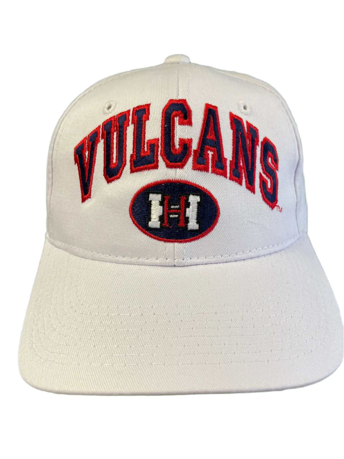 NCAA Hawaii Hilo Vulcans Zephyr Hat/Cap White Snapback OSFA NWT