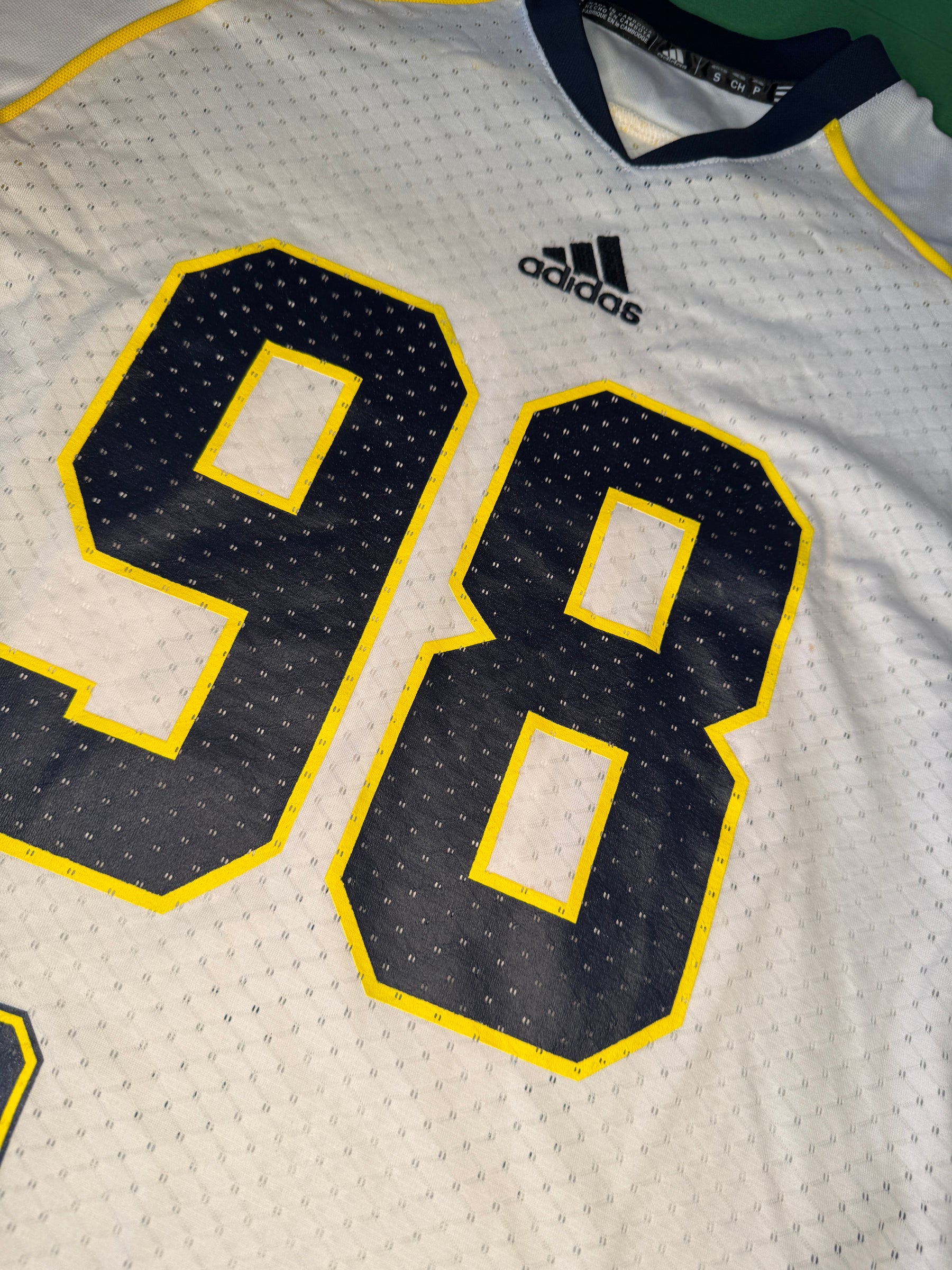 NCAA University of Michigan Wolverines #98 Adidas Jersey Youth Small 6-8 NWT