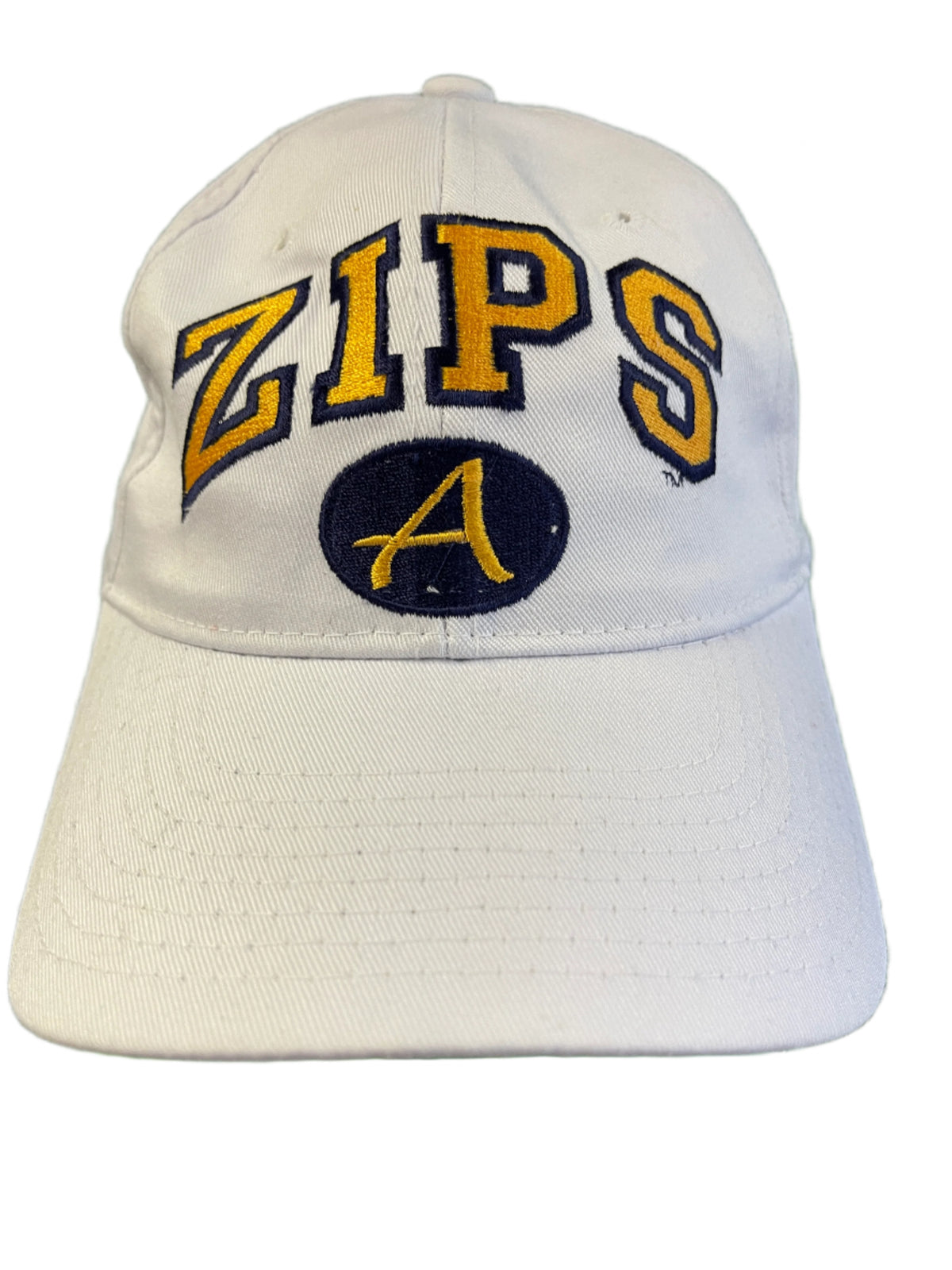 NCAA Akron Zips Zephyr Hat/Cap White Snapback OSFA NWOT