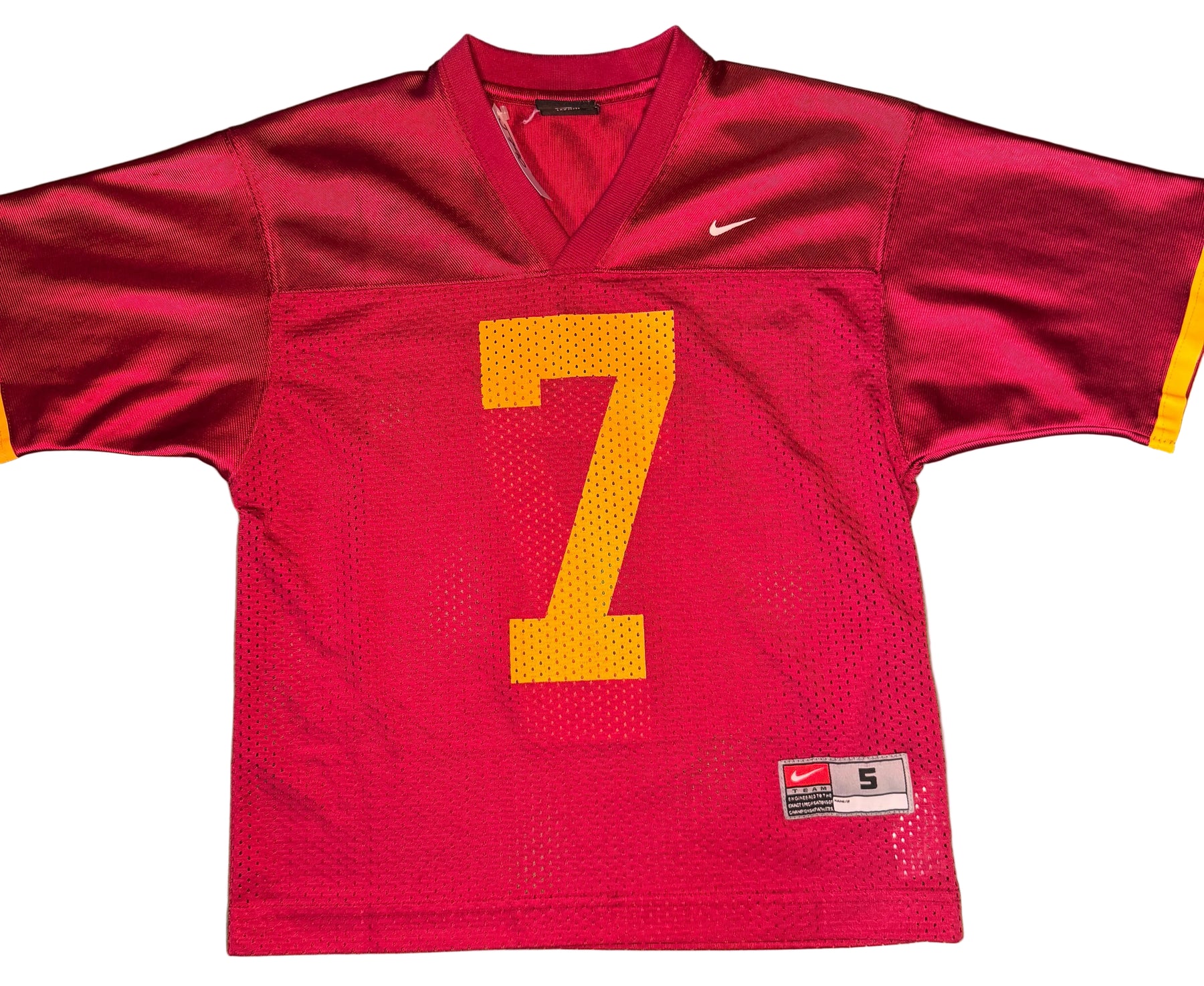 NCAA USC Trojans Nike #7 Jersey Youth Small 6-8