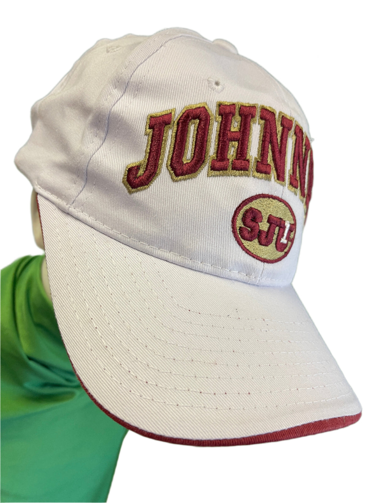 NCAA St John's Johnnies Zephyr Hat/Cap White Snapback OSFA NWOT