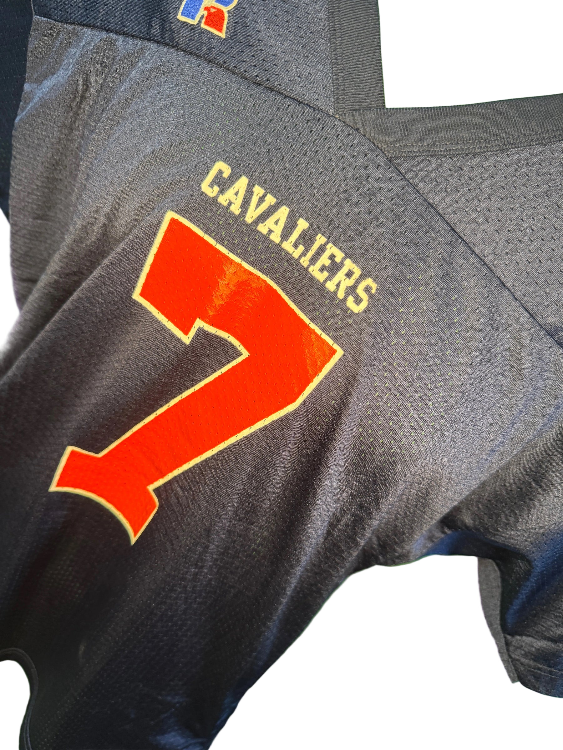 NCAA University of Virginia Cavaliers Vintage Russell Jersey #7 Youth Large
