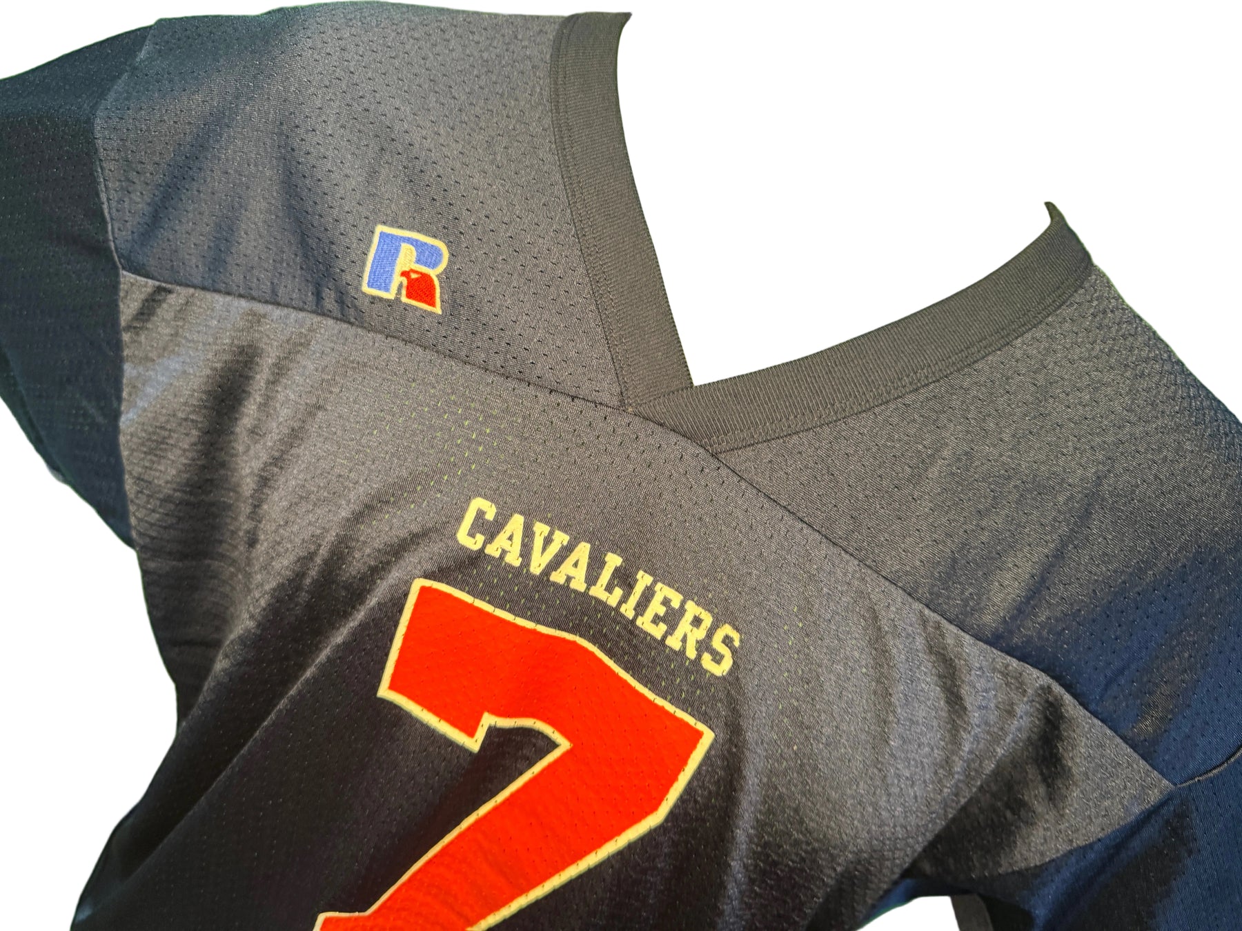 NCAA University of Virginia Cavaliers Vintage Russell Jersey #7 Youth Large