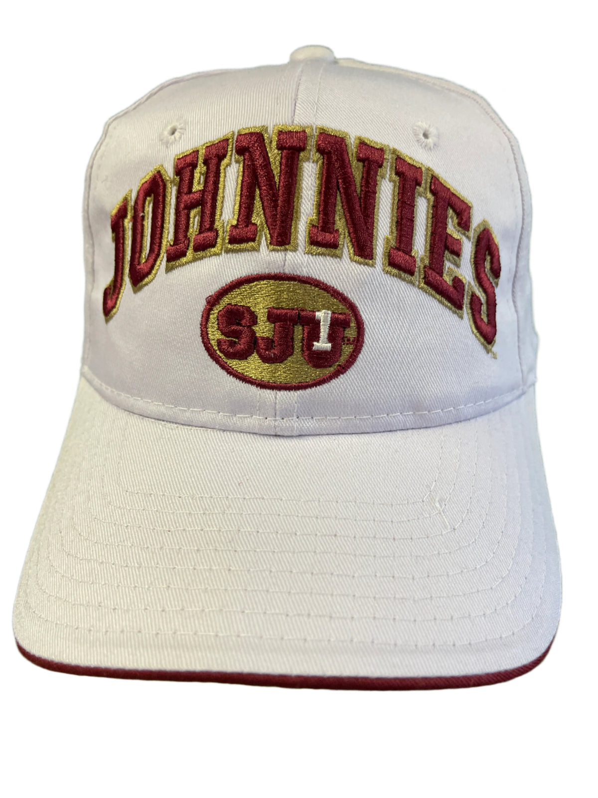 NCAA St John's Johnnies Zephyr Hat/Cap White Snapback OSFA NWT