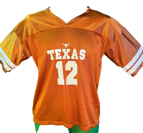NCAA University of Texas Longhorrns Jersey #12 Youth Large 14-16