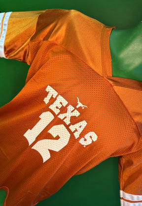 NCAA University of Texas Longhorrns Jersey #12 Youth Large 14-16