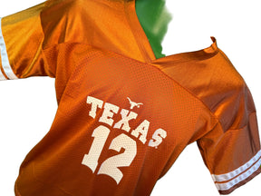 NCAA University of Texas Longhorrns Jersey #12 Youth Large 14-16