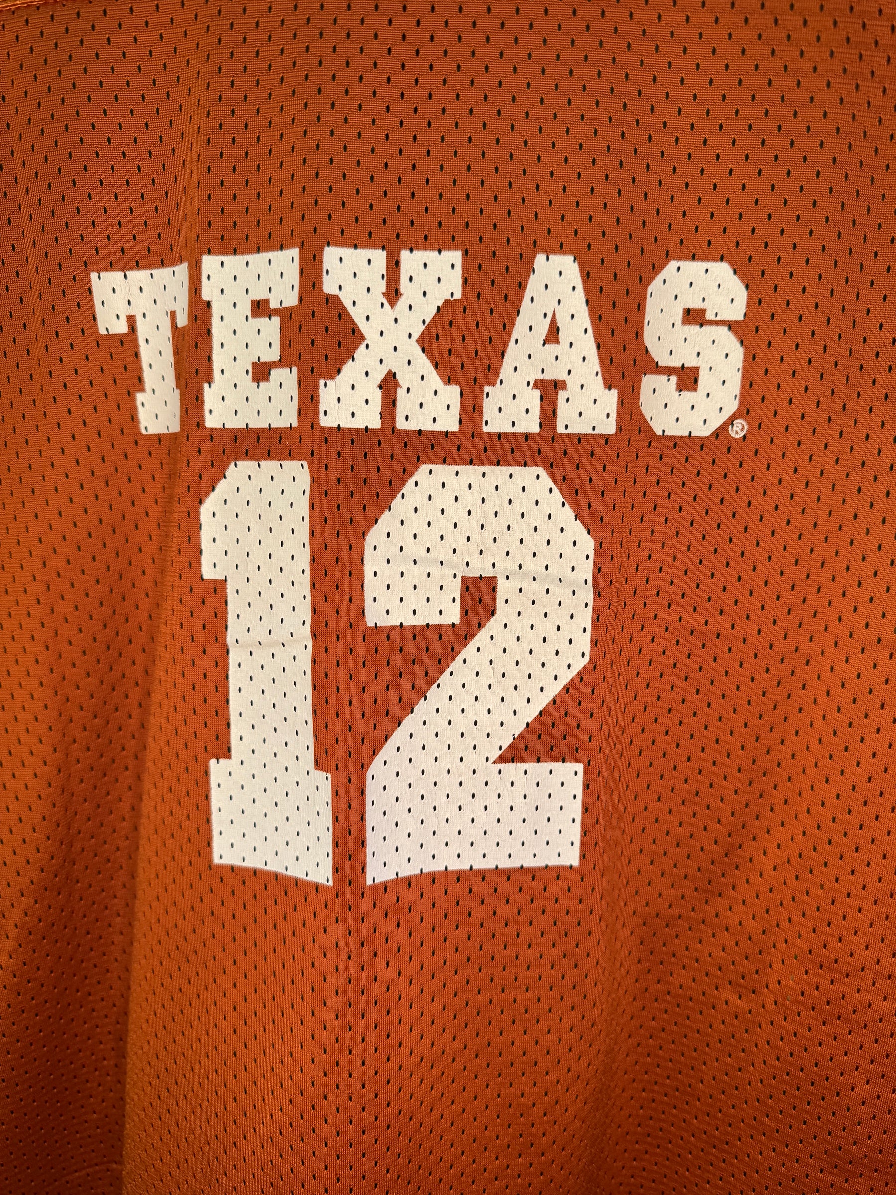 NCAA University of Texas Longhorrns Jersey #12 Youth Large 14-16