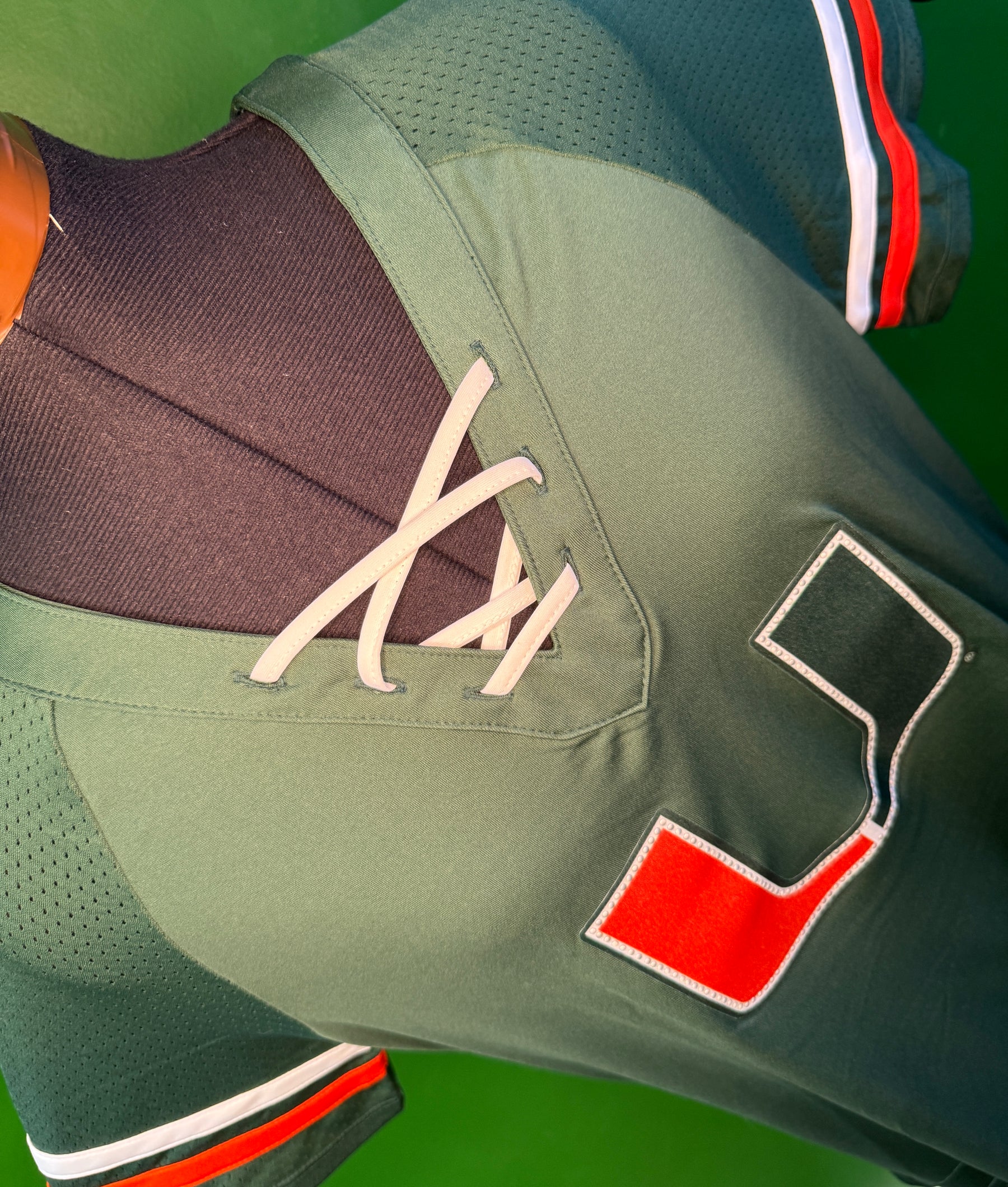 NCAA Miami Hurricanes Jersey Top Women's Large NWOT