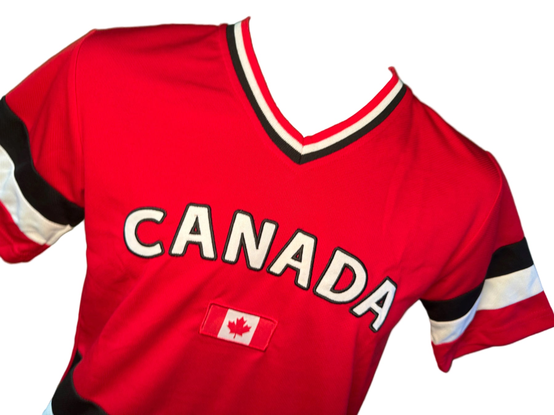 Jersey-Style Canada Top Maple Leaf Youth Med/Large NWT
