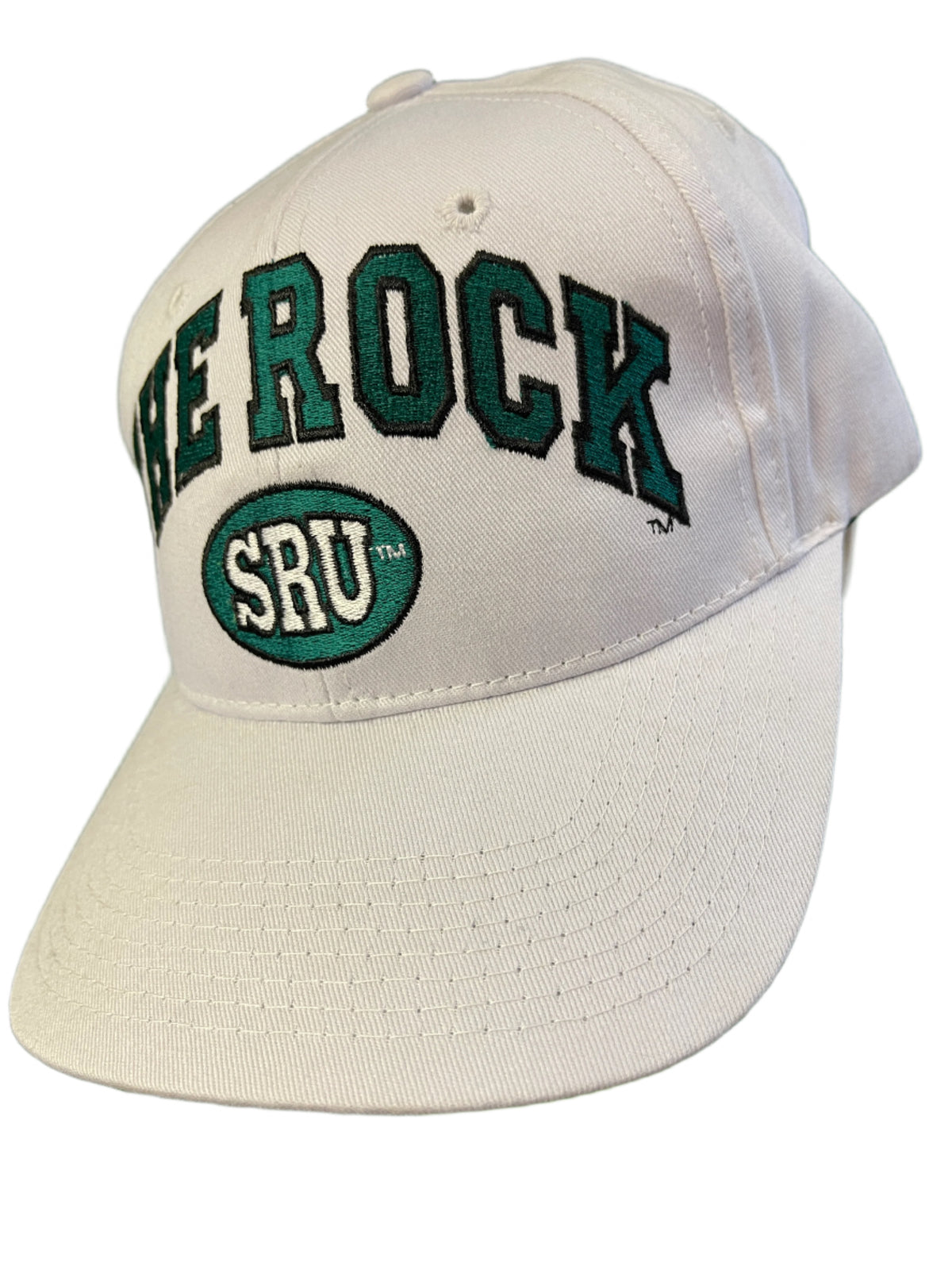 NCAA Slippery Rock The Rock Zephyr Hat/Cap White Snapback OSFA NWOT