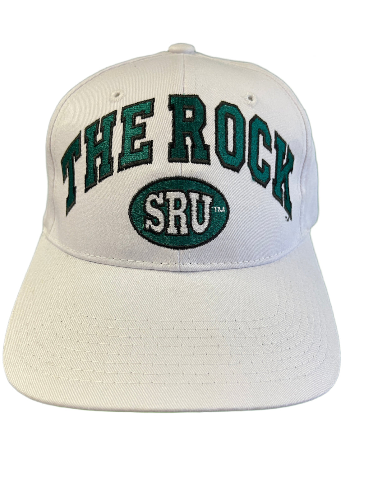 NCAA Slippery Rock The Rock Zephyr Hat/Cap White Snapback OSFA NWOT