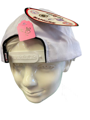 Fun Joke Parody CRAZIES Zephyr American Baseball Hat/Cap White Snapback OSFA NWOT