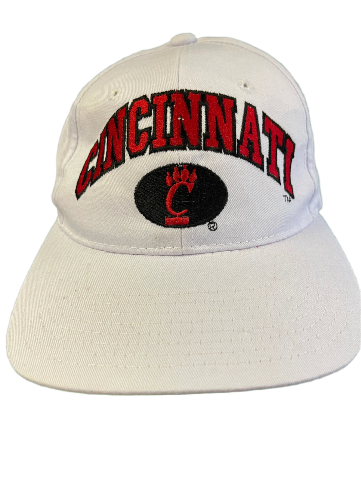 NCAA Cincinnati Bearcats Zephyr Hat/Cap White Snapback OSFA NWOT