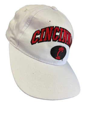 NCAA Cincinnati Bearcats Zephyr Hat/Cap White Snapback OSFA NWOT